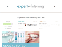 Tablet Screenshot of expertwhitening.com